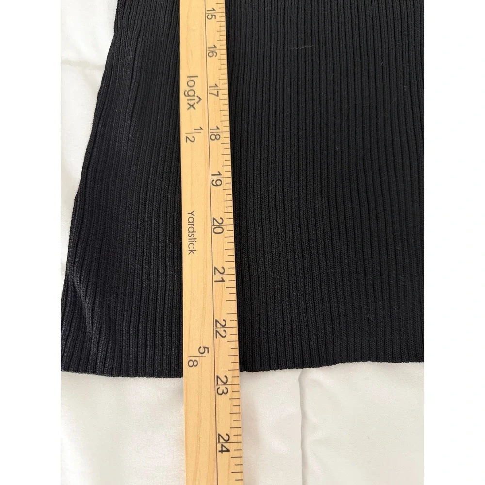 Zara Kids Black Sweat Shorts Elastic Waist Drawstring Size 13/14 Y or Women's XS